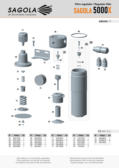 Purificador regulador 5000X