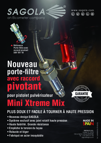 Porte-filtre pivotant