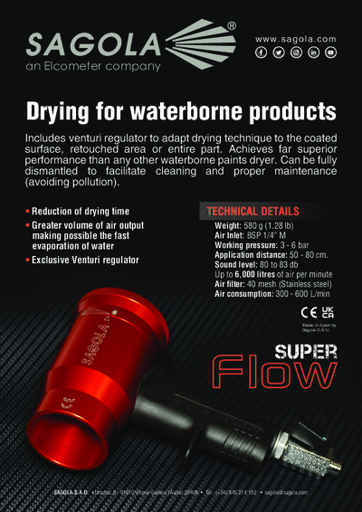 Super Flow drying gun