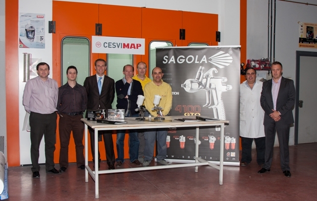 4100 GTO presentation in CESVIMAP crash-test and reparation center