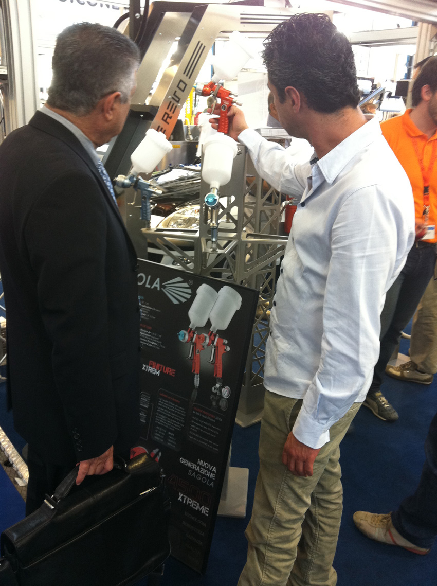 SAGOLA and BELLINI present the 4500 XTREME and the new line of FILTERS SERIES 5000 in AUTOPROMOTEC exhibition in ITALY