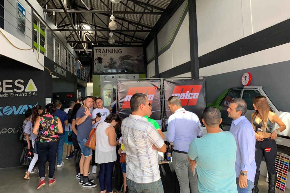 Sagola at the Comercializadora Automotriz 4J Automotive exhibition in Costa Rica