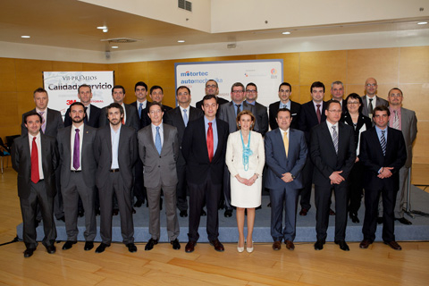 Sagola premiada en la ceremonia de “VII Premios Calidad y Servicio en la Posventa de Automoción”, en la categoría de Equipos aerográficos