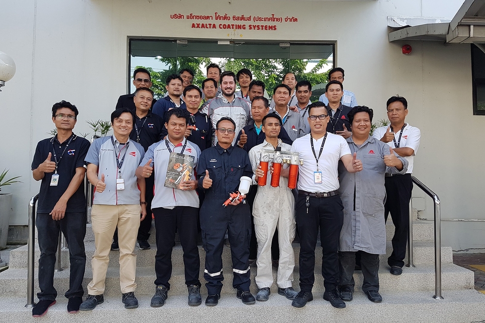 Training seminar in Axalta Thailand and Malaysia