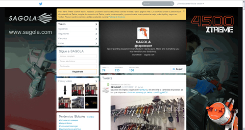 Follow us on Twitter