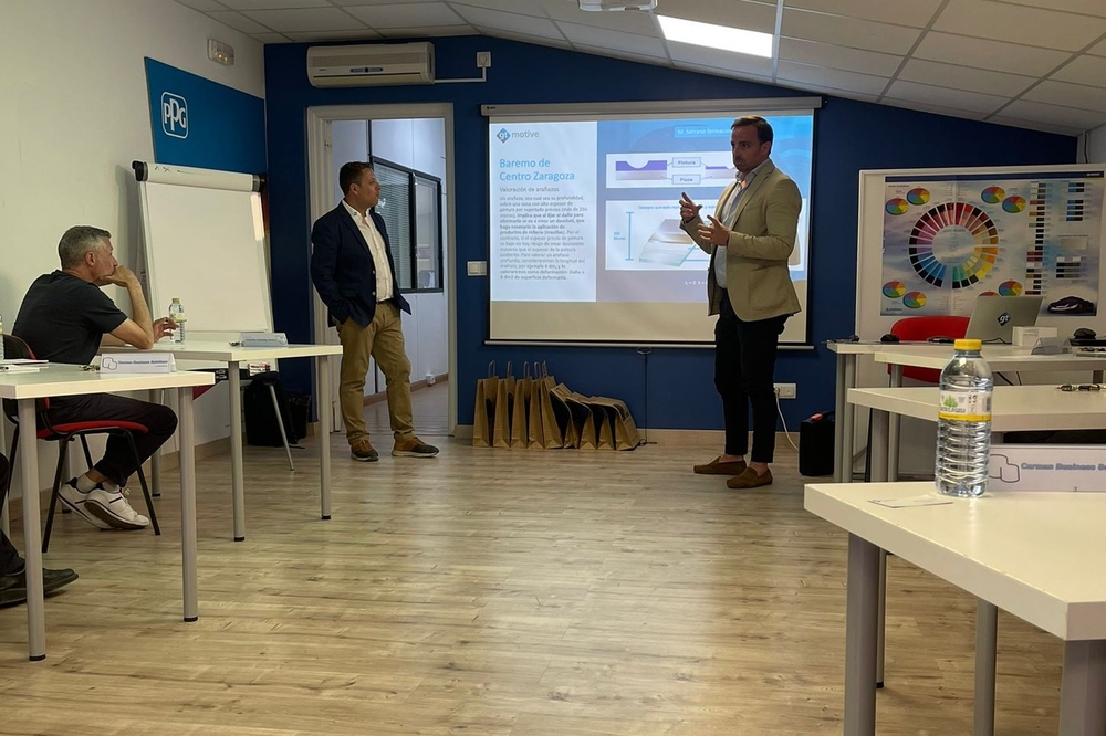 Training and presentations of the Elcometer range for refinishing