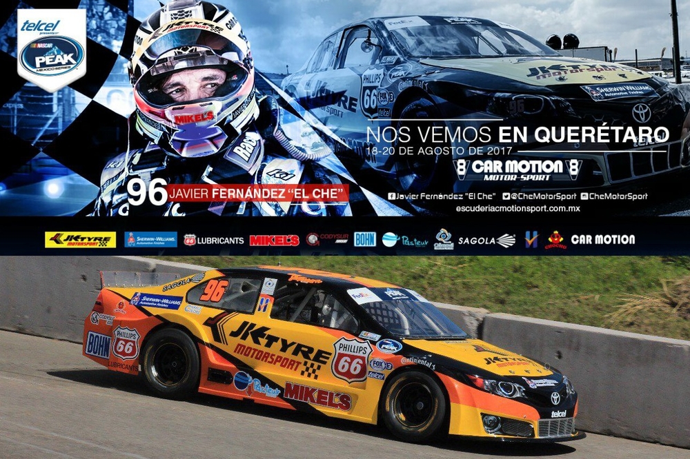 Sagola with the NASCAR Mexico