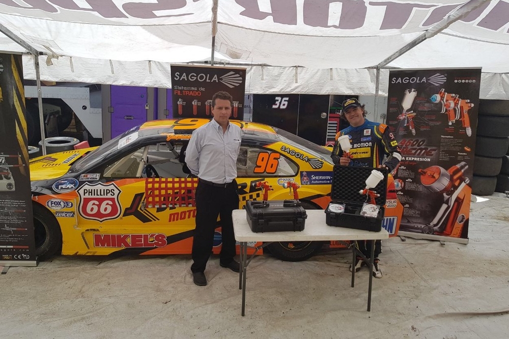 Sagola with the NASCAR Mexico