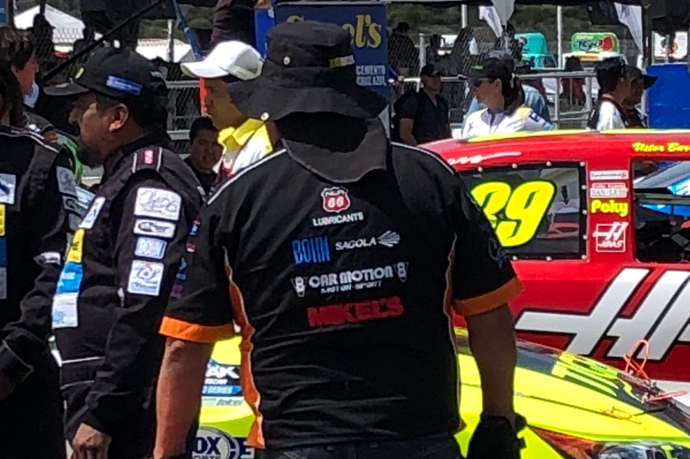 Sagola with Javier Fernandez "El Che" -Nascar Mexico