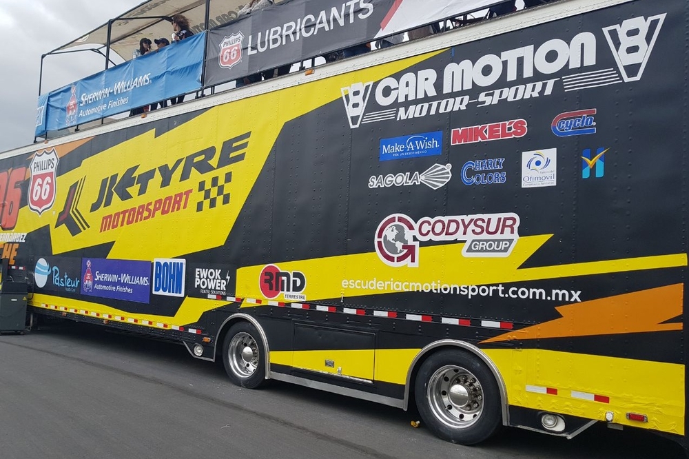Sagola with Javier Fernandez "El Che" -Nascar Mexico