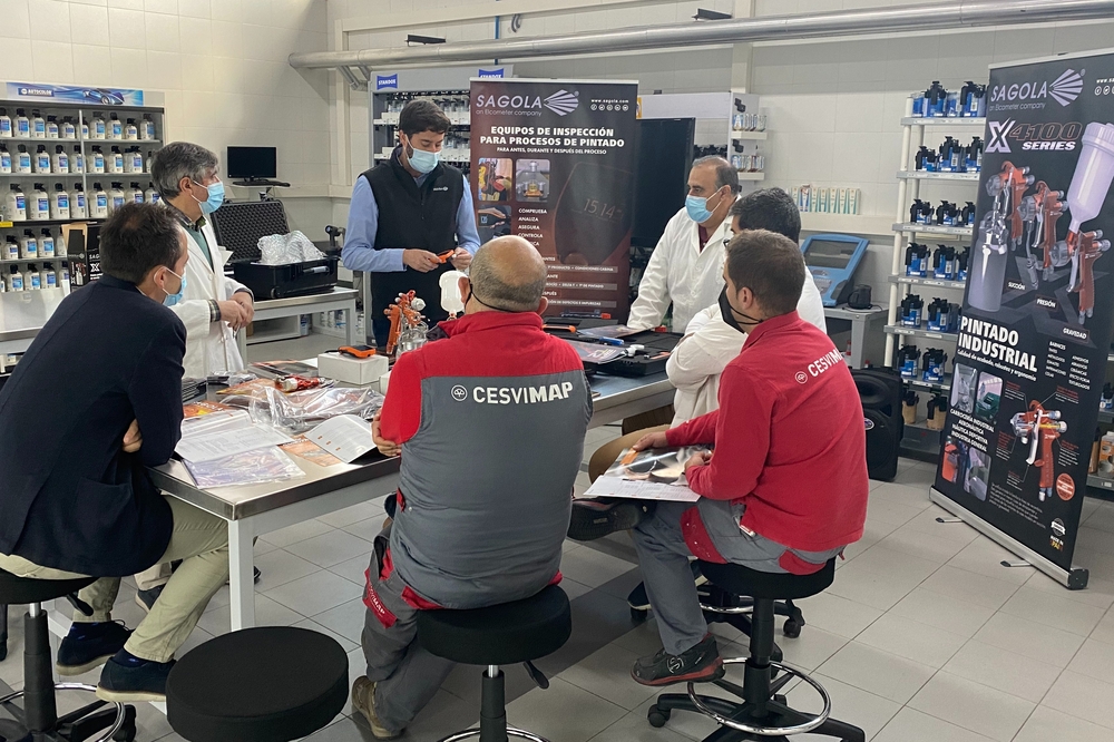 We present at cesvi our range of industrial painting and inspection equipment