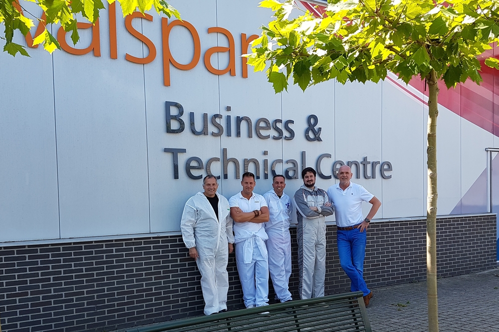 Painting tests at Valspar Automotive