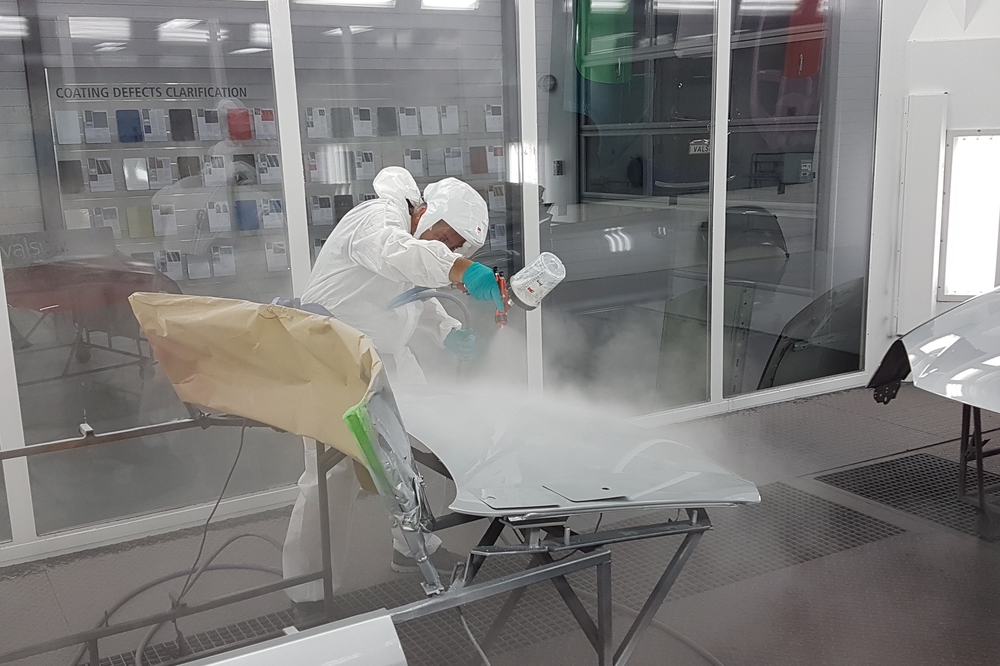 Painting tests at Valspar Automotive