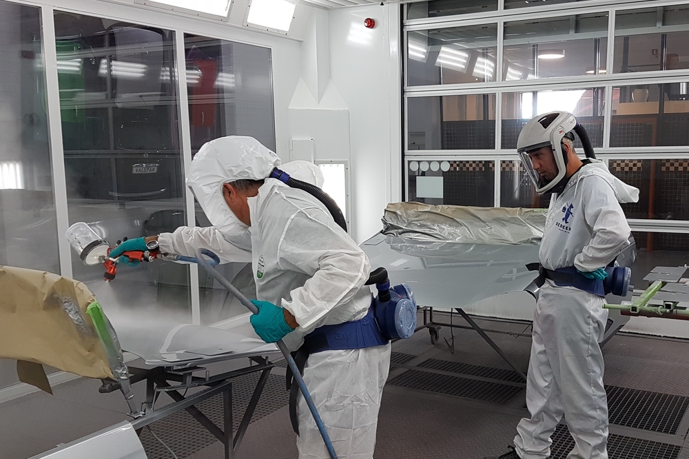 Painting tests at Valspar Automotive