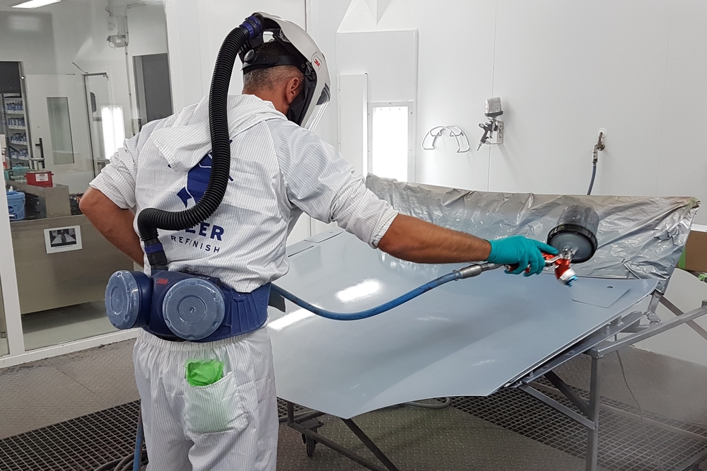 Painting tests at Valspar Automotive