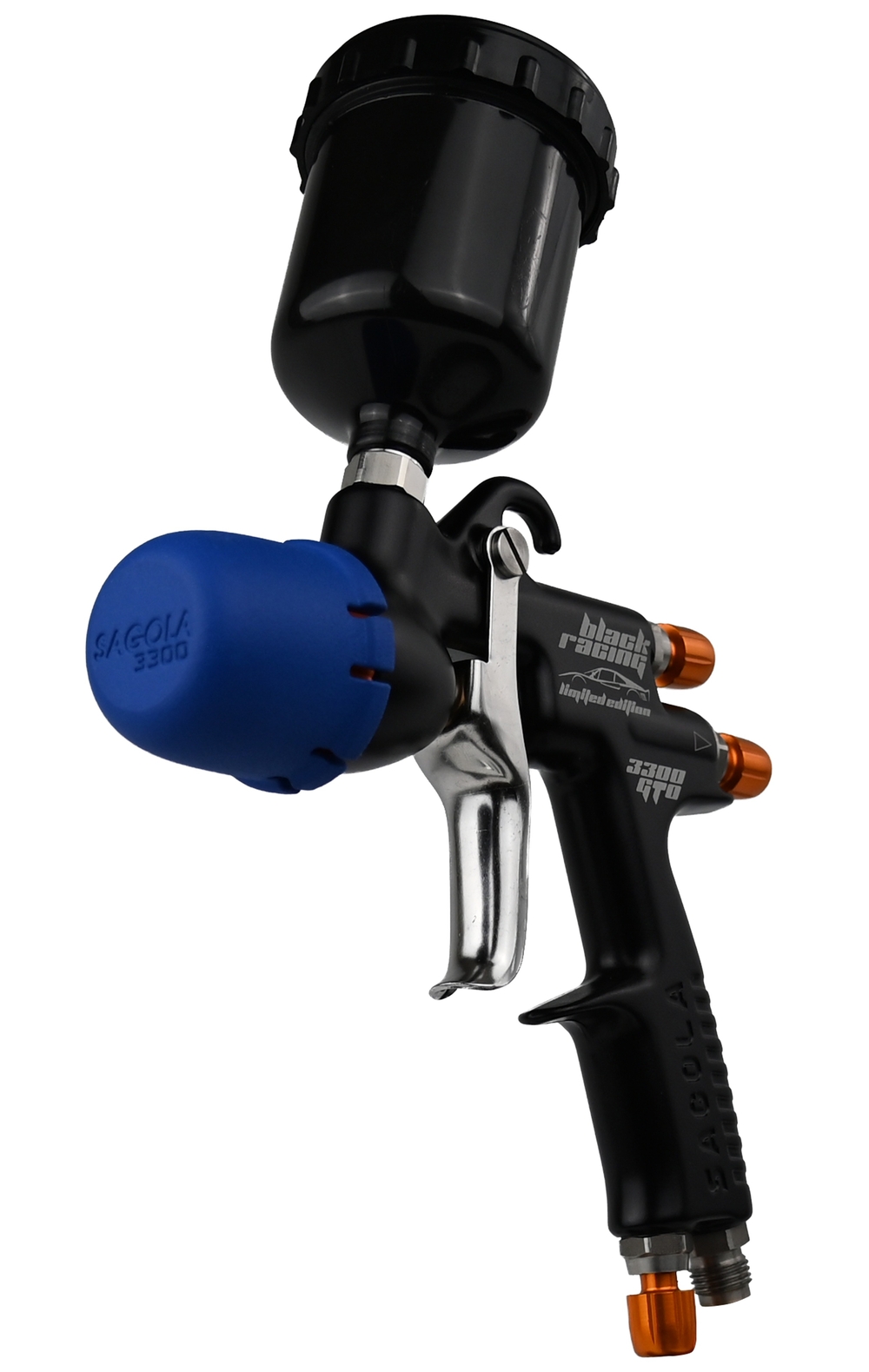 The new Sagola 3300 GTO Black Racing UV applies just the right amount—no more, no less.