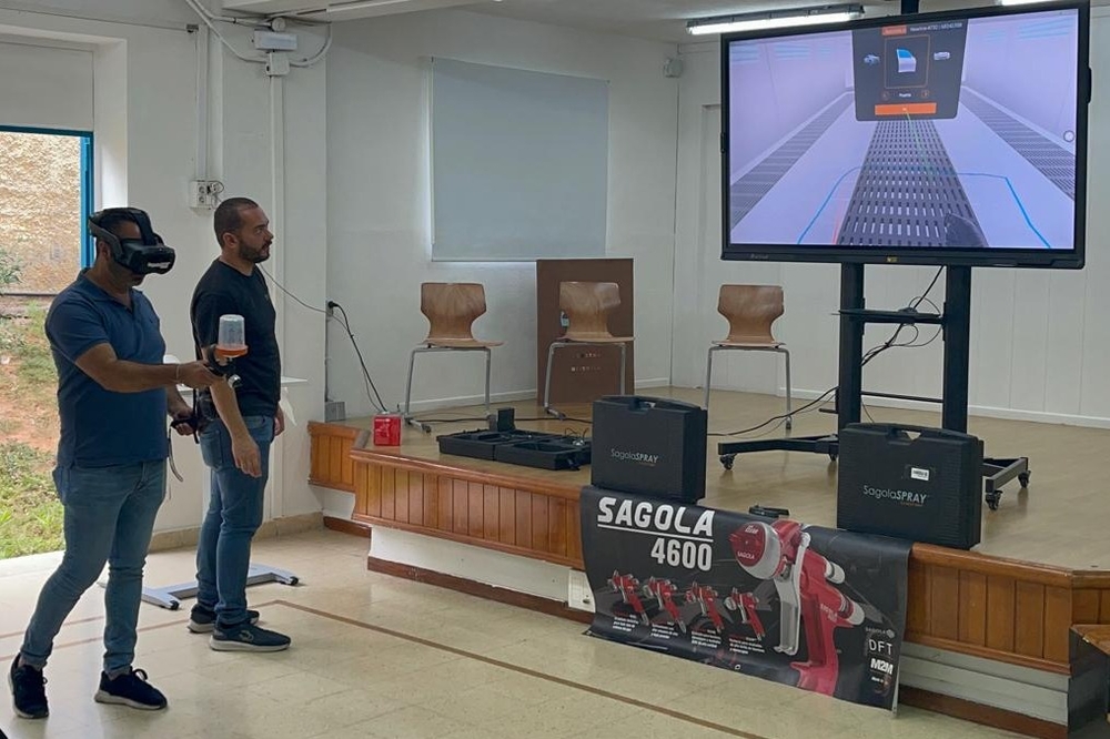 SagolaSPRAY™ virtual spray booths boost vocational training in the Canary Islands