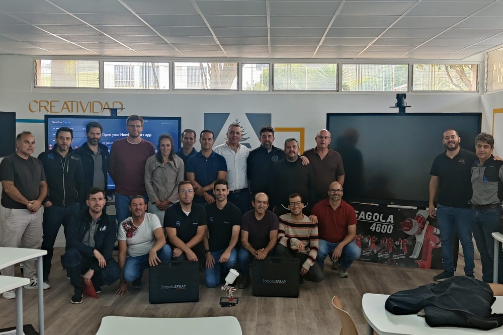 SagolaSPRAY™ virtual spray booths boost vocational training in the Canary Islands