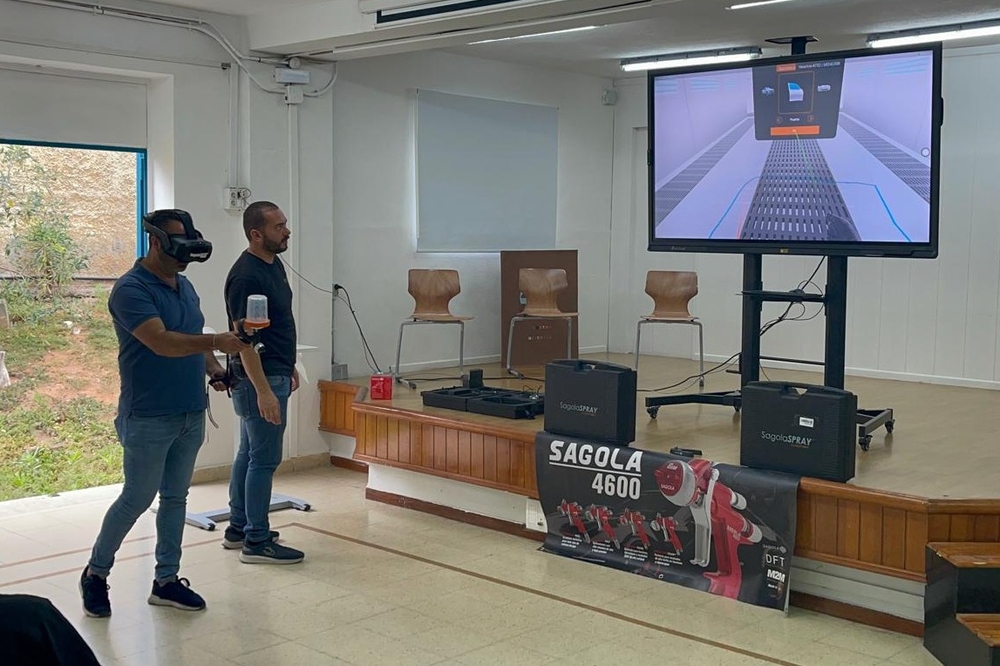 Les cabines de pulvérisation virtuelles SagolaSPRAY™ stimulent la formation professionnelle dans les îles Canaries