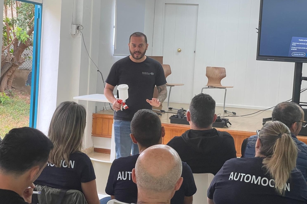 SagolaSPRAY™ virtual spray booths boost vocational training in the Canary Islands