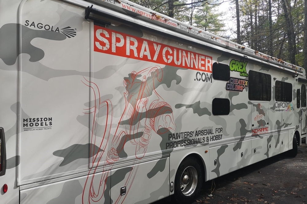 Sagola, proud sponsor of the “48-state tour” of our official importer SprayGunner