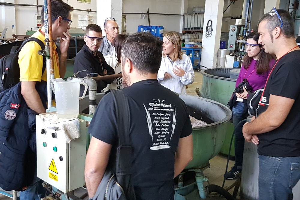 Custom artist visiting Sagola