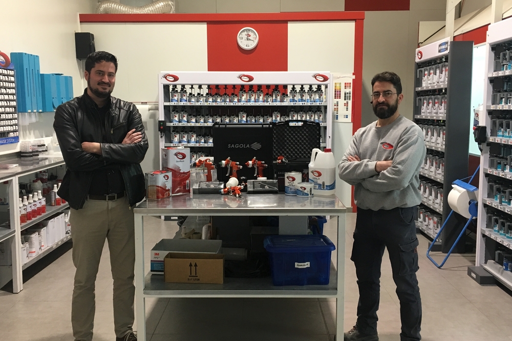 Sagola products at the General Paint training center