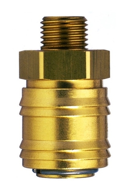 Enchufe US-Mil Latón