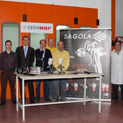 4100 GTO presentation in CESVIMAP crash-test and reparation center