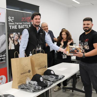 SAGOLA PARTNER OF RM BEST PAINTER CONTEST SPAIN & PORTUGAL