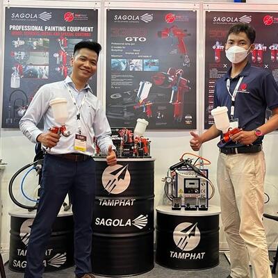 Tam Phat Industrial Equipment Co. Ltd. attends the BIFA Wood Vietnam fair to promote Sagola products