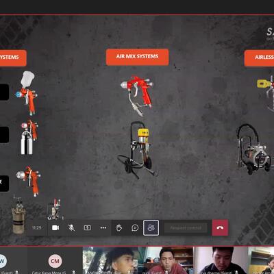 Online training with PT Sumberdharma (Sagola´s official distributor in Indonesia)