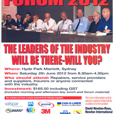 INDUSTRY FORUM 2012, AUSTRALIA – SAGOLA WILL BE THERE, WILL YOU?