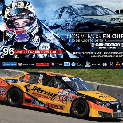 Sagola with the NASCAR Mexico