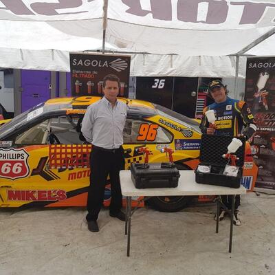 Sagola with the NASCAR Mexico