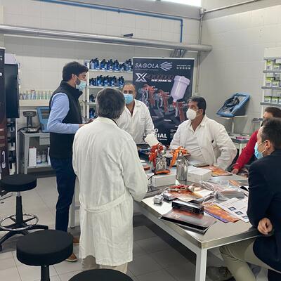 We present at cesvi our range of industrial painting and inspection equipment