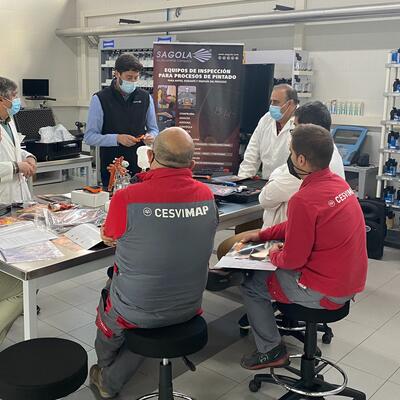 We present at cesvi our range of industrial painting and inspection equipment