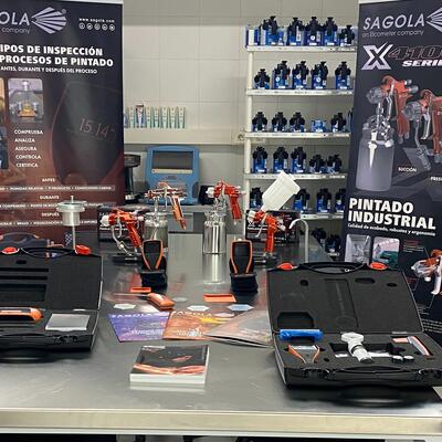 We present at cesvi our range of industrial painting and inspection equipment