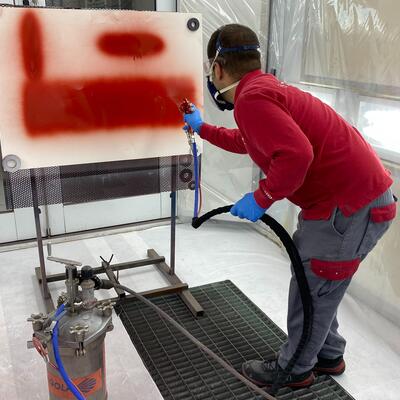 We present at cesvi our range of industrial painting and inspection equipment