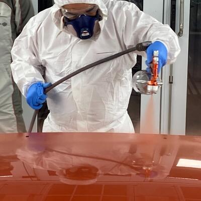 We present at cesvi our range of industrial painting and inspection equipment