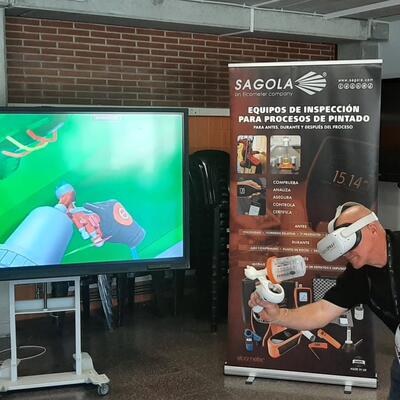 SagolaSPRAY™ Simulation Technology Takes the Spotlight at Trade Shows and Training Centers: Everyone Wants to Try It