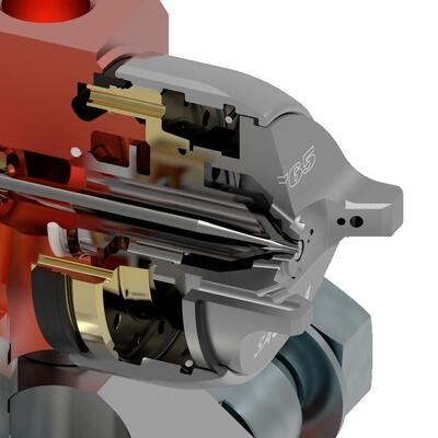 Anodized aluminum air caps