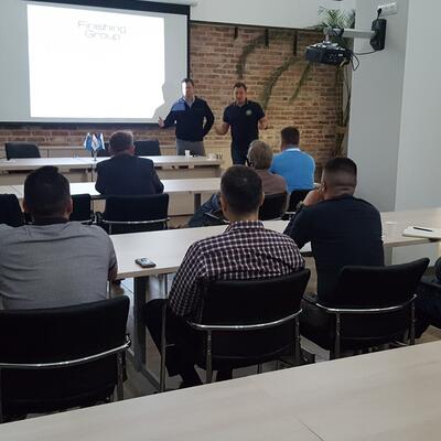 Sagola visits Finishing Group, its official importer in Russia