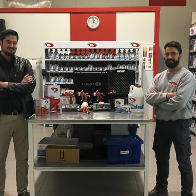Sagola products at the General Paint training center